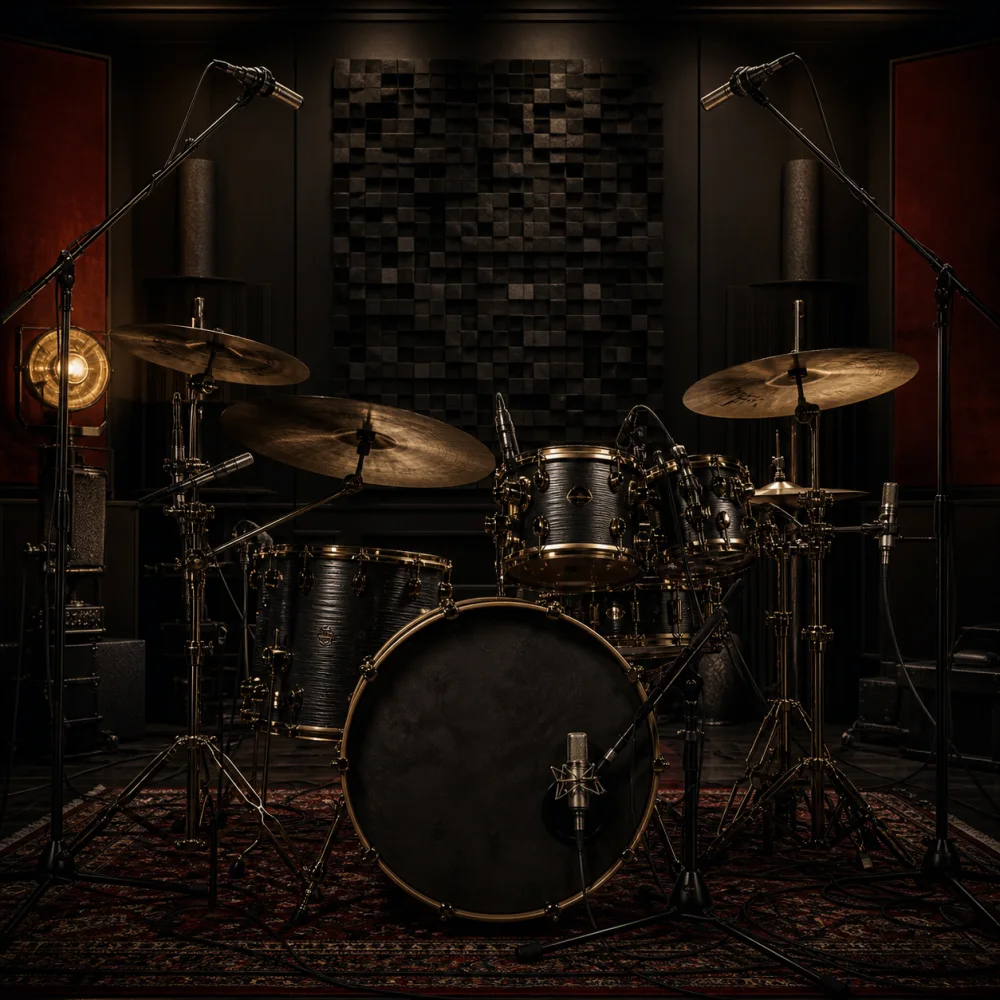 Black Sun Rooms drum kit